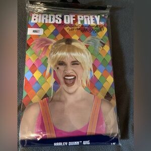 Amscan Harley Quinn Wig with Multicolor Highlights